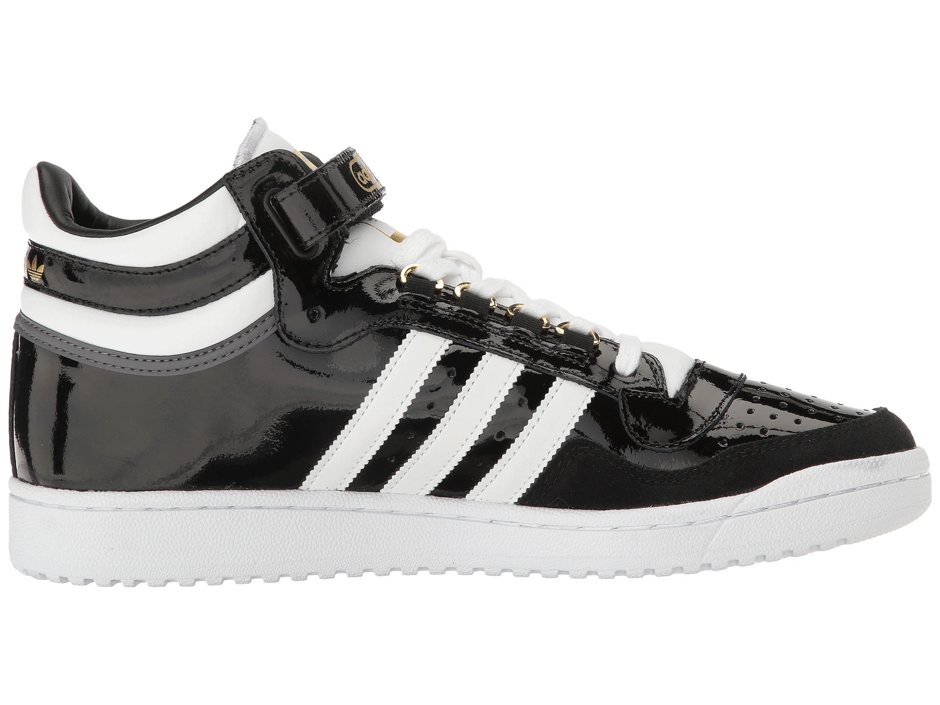 patent leather adidas concord mid